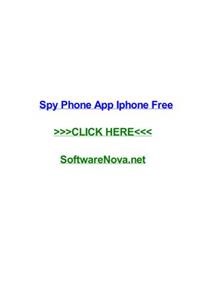 App to Spy on Iphone Messages